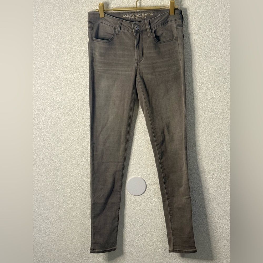 American Eagle Outfitters Women's Jeggings Jeans in grey- Size 4